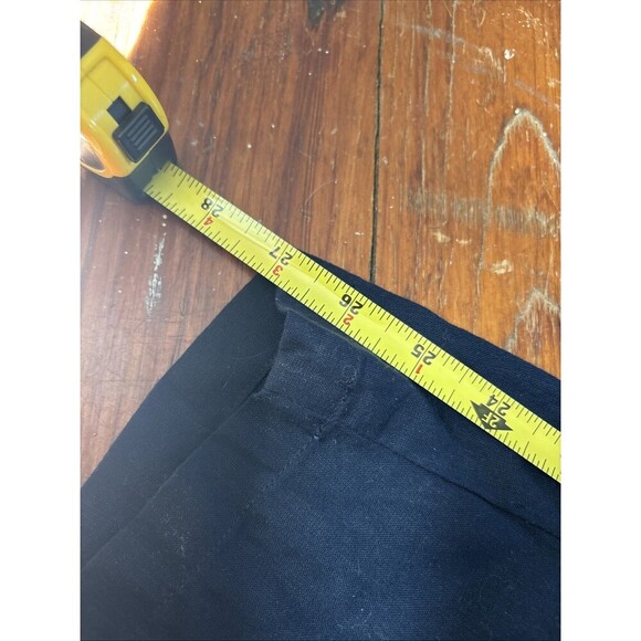 J.Crew Linen Blend V-Neck Relaxed Jumpsuit Playsuit Preppy Navy Blue size Small - Picture 4 of 6